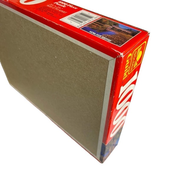 Golden Guild 1000 Piece Puzzle Hemlock Bridge Dick Dietrich SEALED - Picture 4 of 9